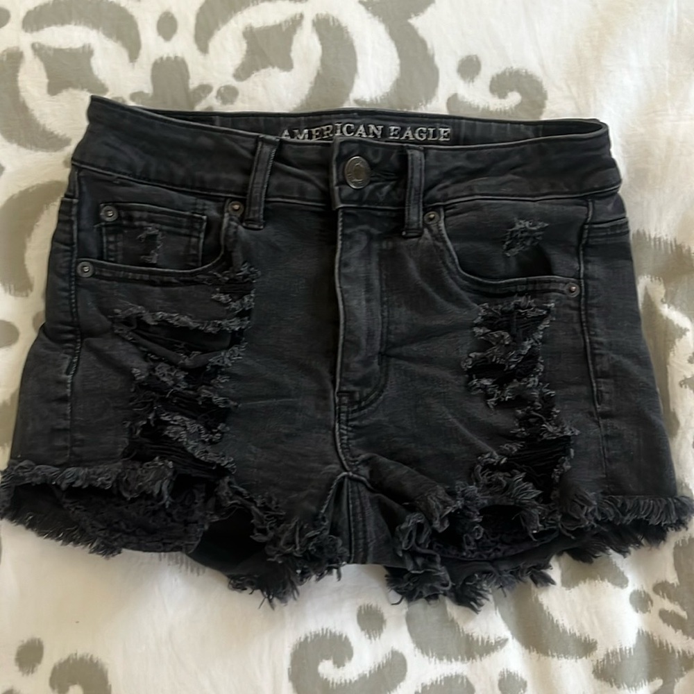 American Eagle “High Rise Shortie” Shorts